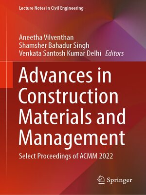 cover image of Advances in Construction Materials and Management